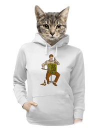 dámska mikina klokanka