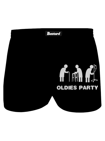 Oldies party pánske trenky Black