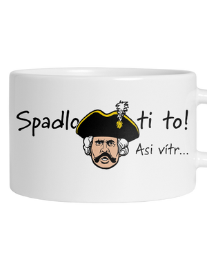 Spadlo ti to hrnček makronka White