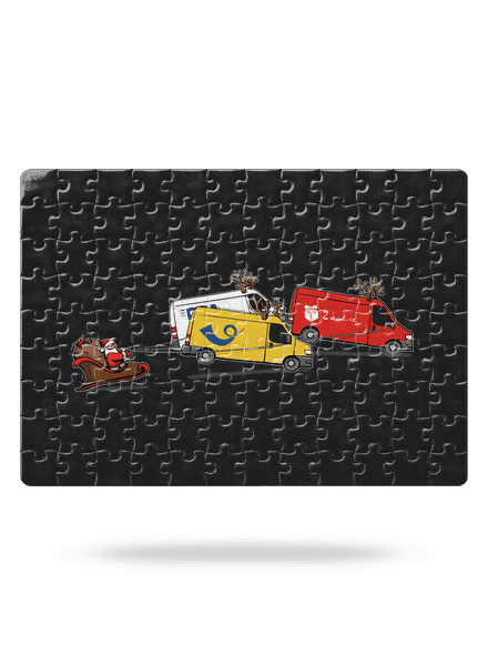 Santa se soby puzzle White