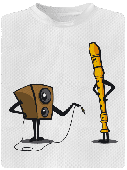 Plug-in jack detské športové tričko White