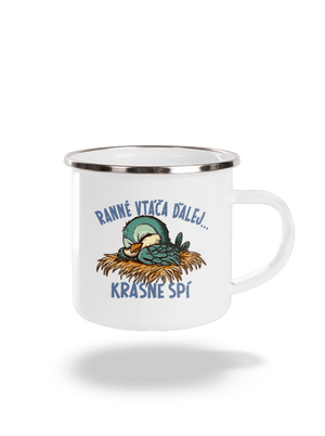 Ranné vtáča spí plecháčik White