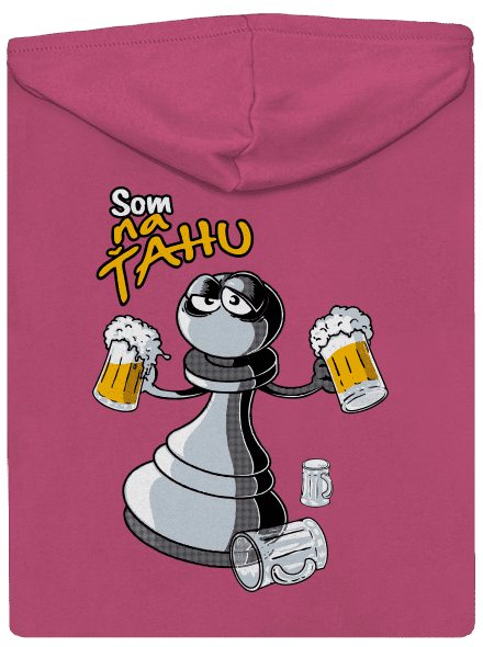 Na ťahu dámska mikina na zips Magenta