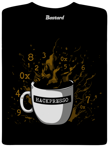 Hackpresso  pánske dlhý rukáv Black