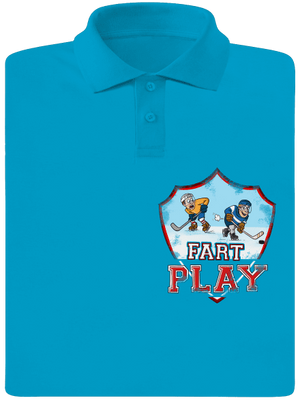 Fart Play pánska polokošeľa Blue Atol