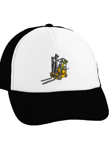 Ještěrka šiltovka truckerka Black cap