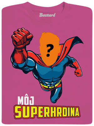Môj superhrdina detské tričko Fuchsia