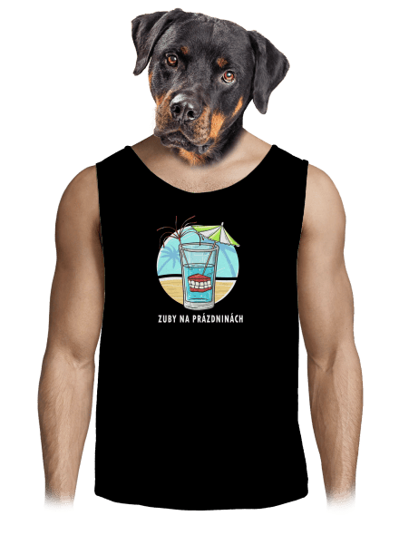 Zuby na prázdninách pánske tielko Black