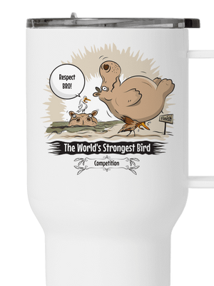 Strongest bird termohrnček White