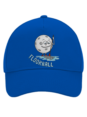 Floorball šiltovka baseballka Bright Royal