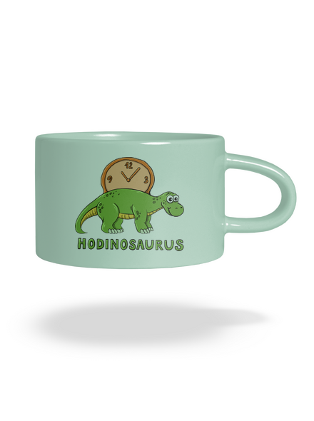 Hodinosaurus hrnček makronka Mint Macaron