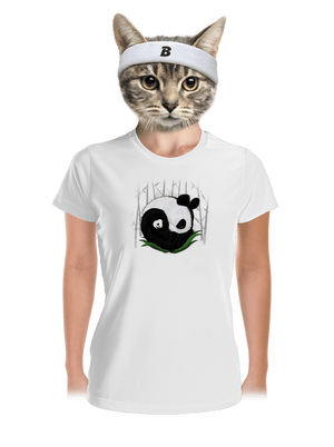 Dve spiace pandy dámske športové tričko White