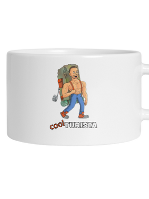 Cool turista hrnček makronka White