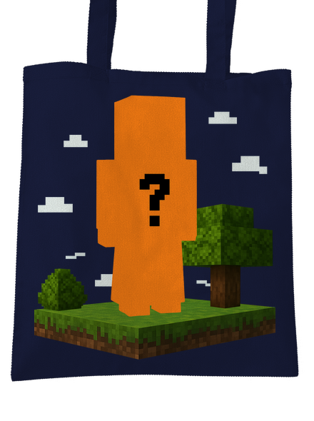 Minecraft z vlastnej fotky taška French Navy