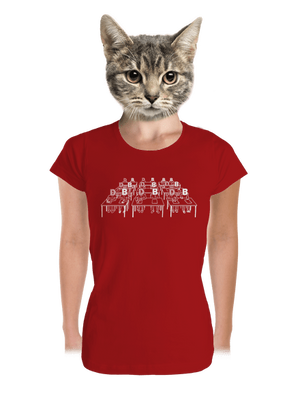 Cimrman: Debil, blbeček dámske tričko prémium Red Mal