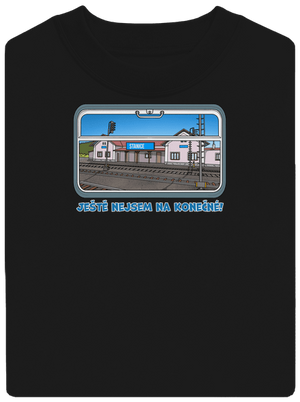 Nie som na konečnej unisex mikina bez kapucne Black