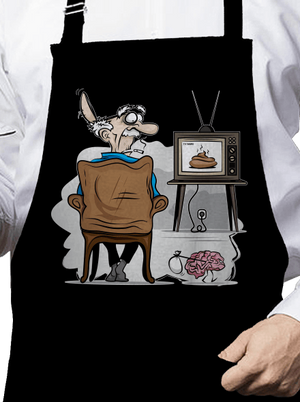 TV News zástera Black