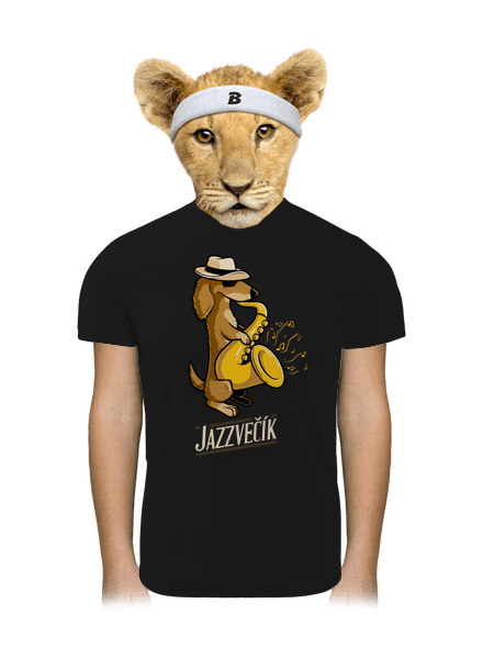 Jazzvečík detské športové tričko Black