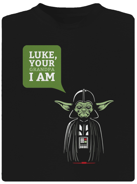Mr. Yoda: Your grandpa I am detské športové tričko Black
