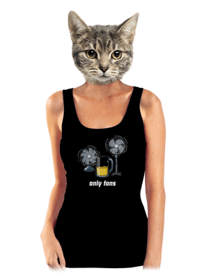 Only fans dámske tielko klasické Black