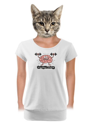 dámske tričko s lemom