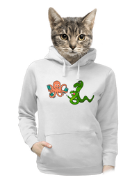 dámska mikina klokanka