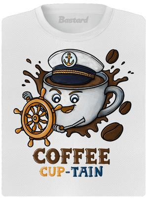 Coffee Cup-tain dámske športové tričko White