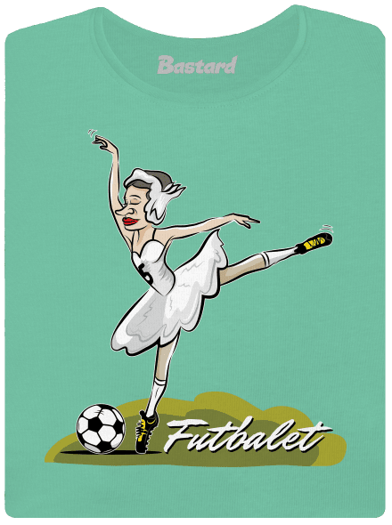 Futbalet dámske tričko prémium Mint Mal