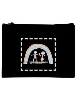 Detské kresby - Nahraj vlastnú taštička Black