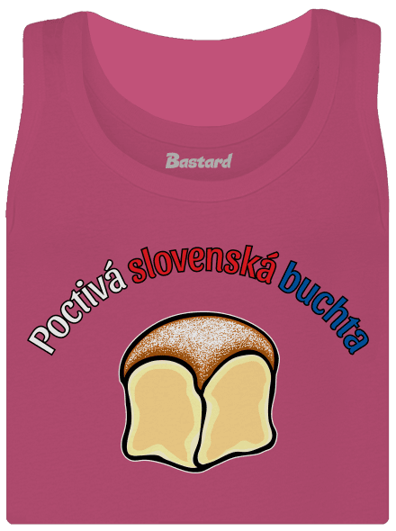 Poctivá buchta a klobása dámske tielko klasické Magenta