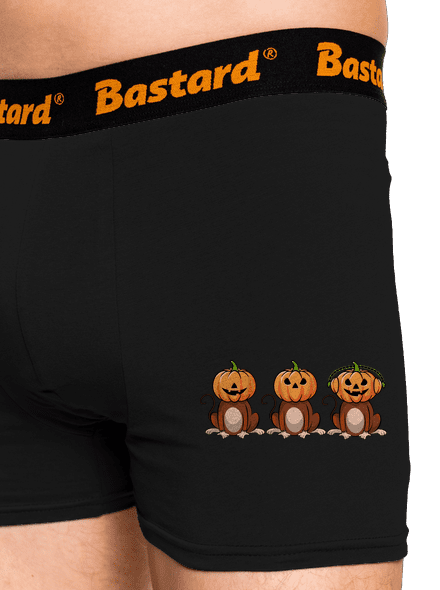 Halloween opičky boxerky Black