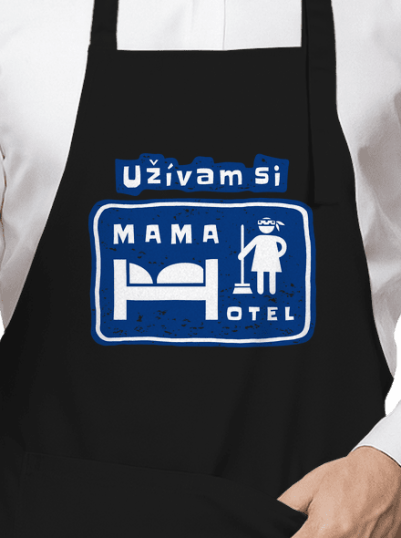 Mama Hotel zástera Black