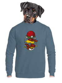 unisex mikina bez kapucne