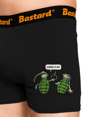 Granáty boxerky Black