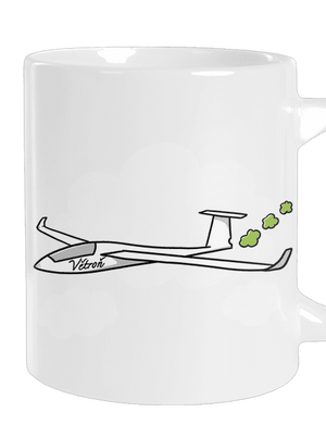 Větroň veľký hrnček White