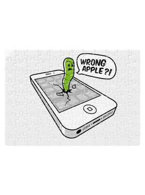 Wrong Apple puzzle White