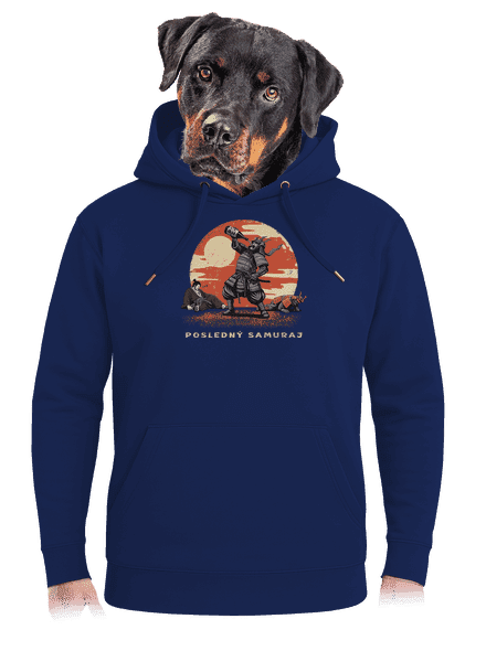 Posledný samuraj unisex mikina premium Navy