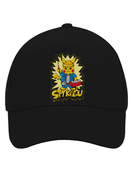 Stykaču šiltovka baseballka Black