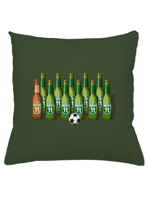 Futbalová jedenástka vankúš Olive Green