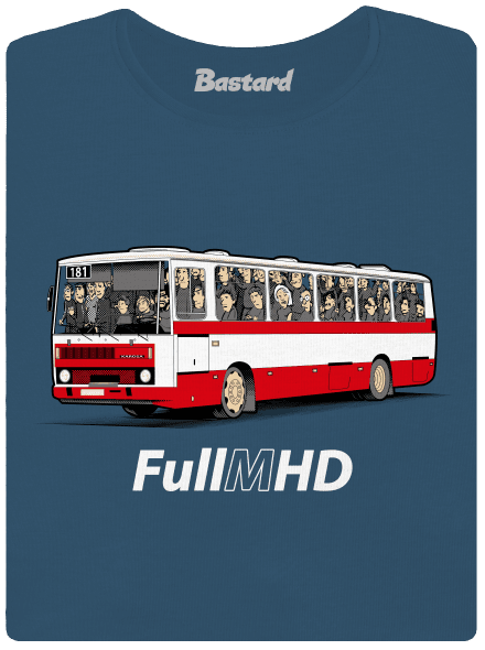 Full MHD dámske tričko prémium Petrol Blue