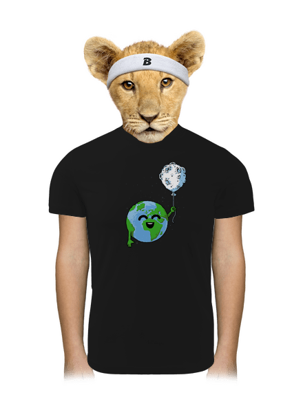 Balónik detské športové tričko Black