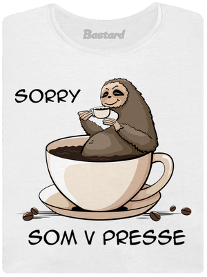 V presse dámske tričko White