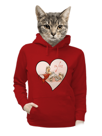 dámska mikina klokanka