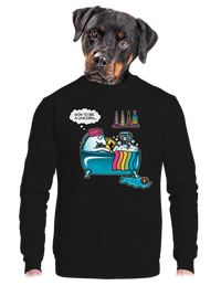 unisex mikina bez kapucne