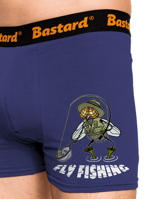 Fly fishing boxerky Blue Navy