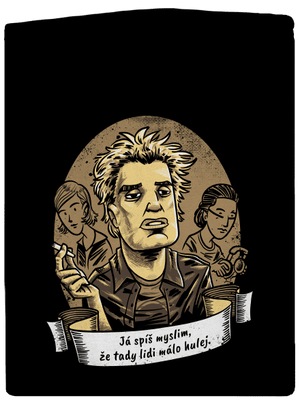 B14: Samotáři dámska mikina na zips Black