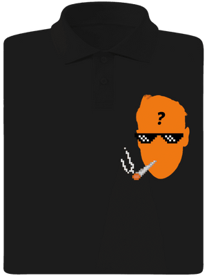 Thug life pánska polokošeľa Black