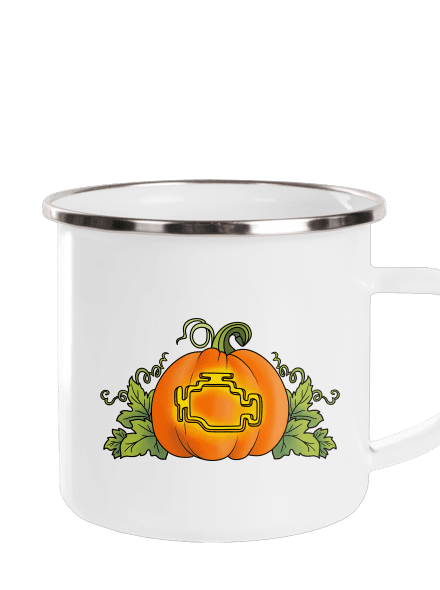 Strašidelný Halloween plecháčik White