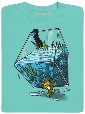 Migrujúca rybka pánske tričko Millenial Mint