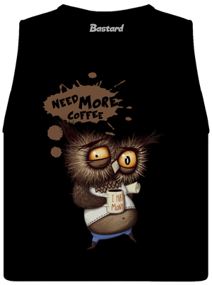 Need more coffee dámske tielko voľné Black